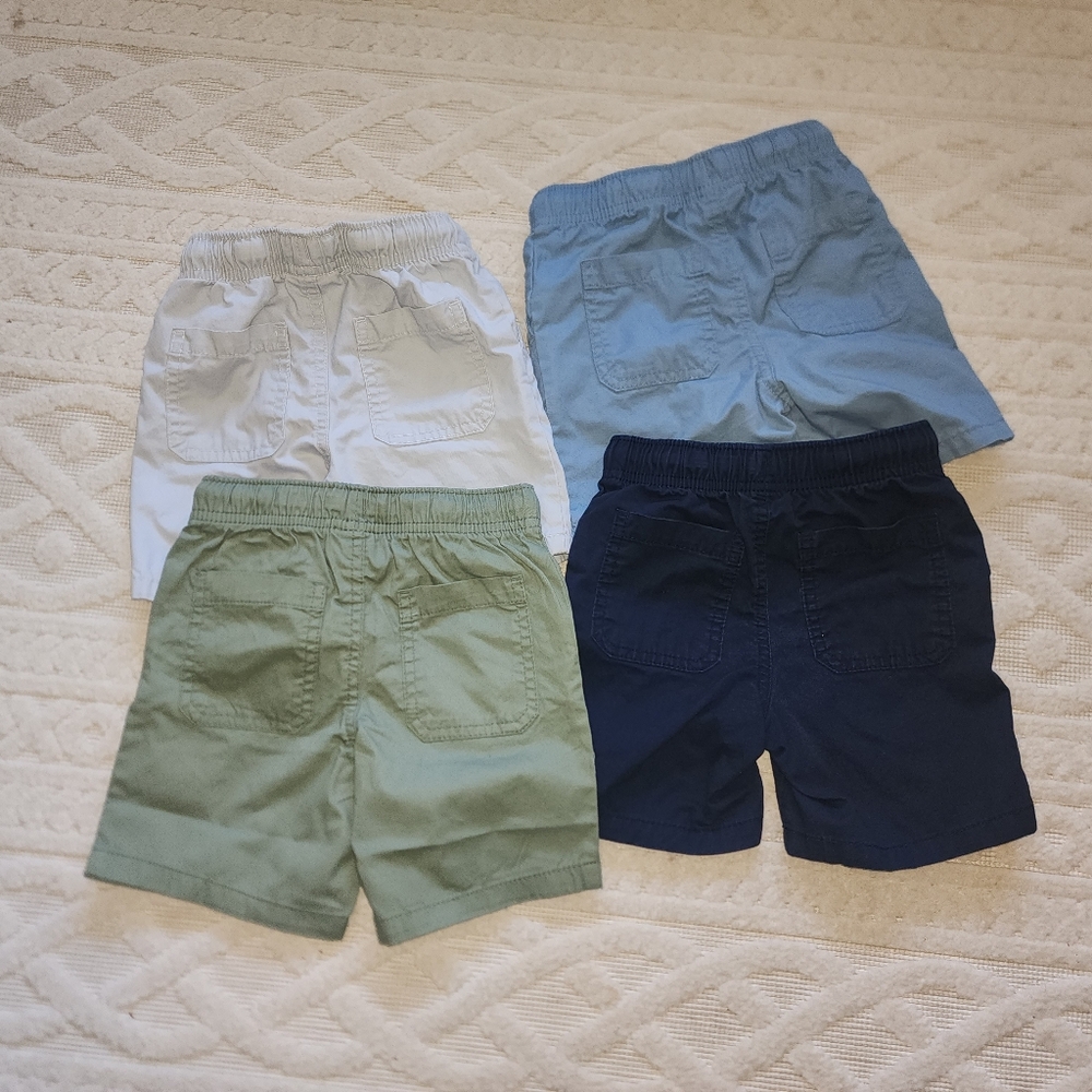 Cat & Jack Kids' Shorts Set - Navy, Light Blue, Olive, Gray - Picture 2 of 13